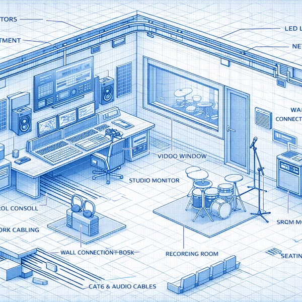 Оснащение студий звукозаписи